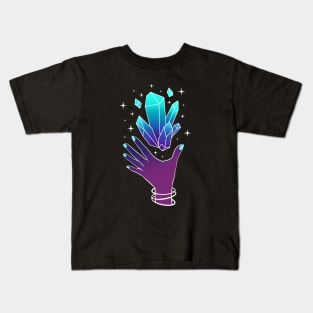 Crystal Power - Blue Crystal Kids T-Shirt